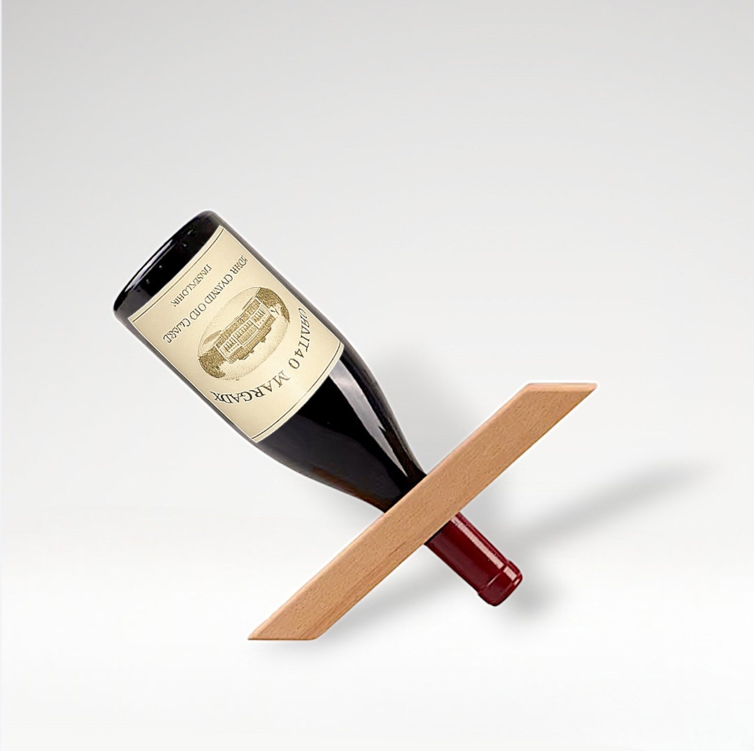 Support à Bouteille de Vin en Bambou