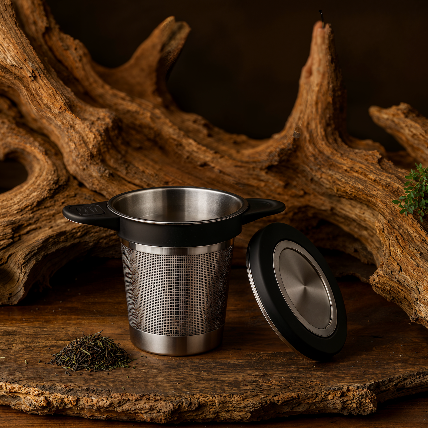 Infuseur à Thé avec Couvercle 2 en 1