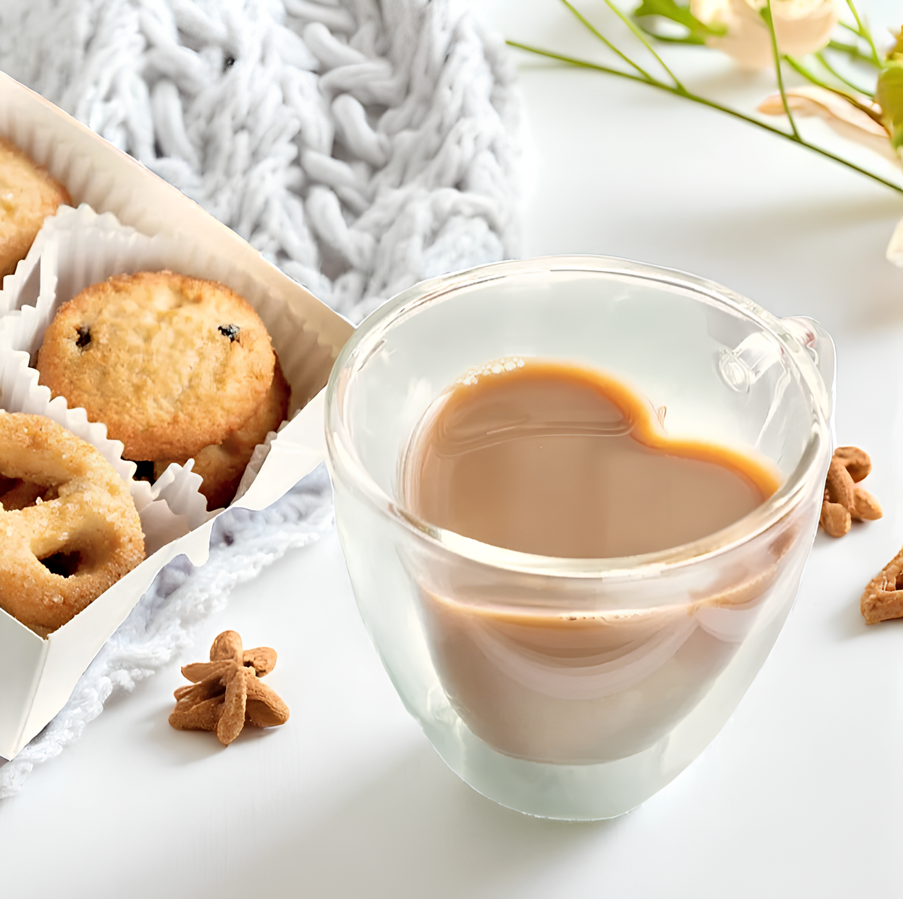 Tasse Cœur en Verre