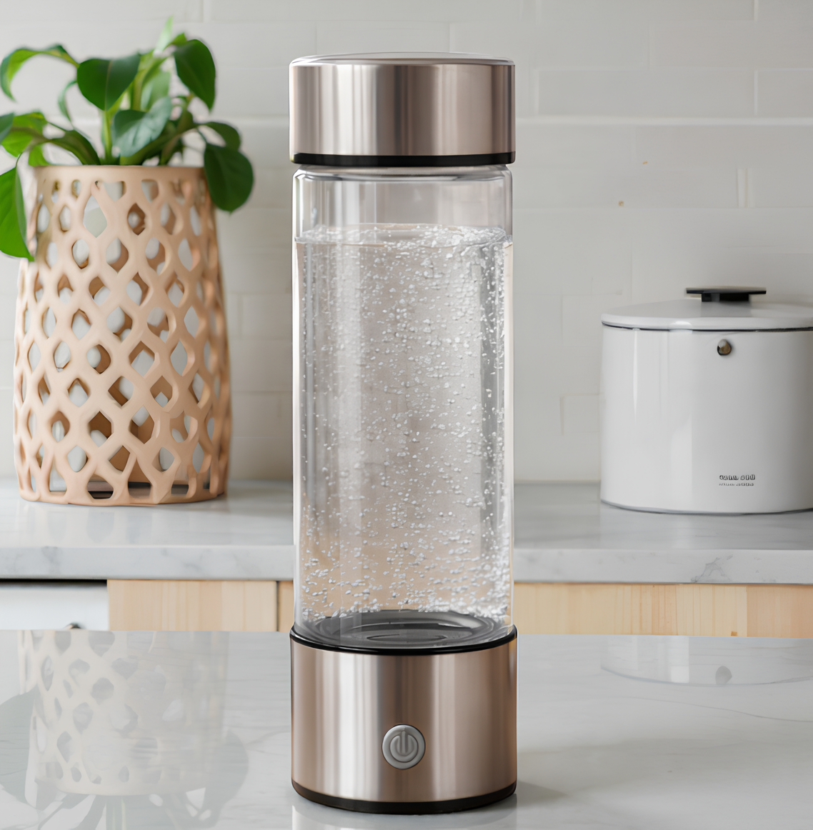 Bouteille d'eau hydrogénée