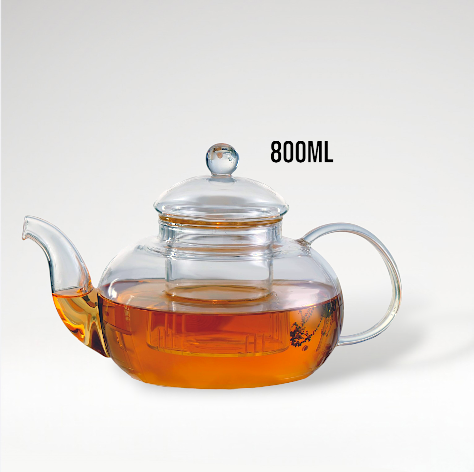 Théière en Verre avec Infuseur en verre