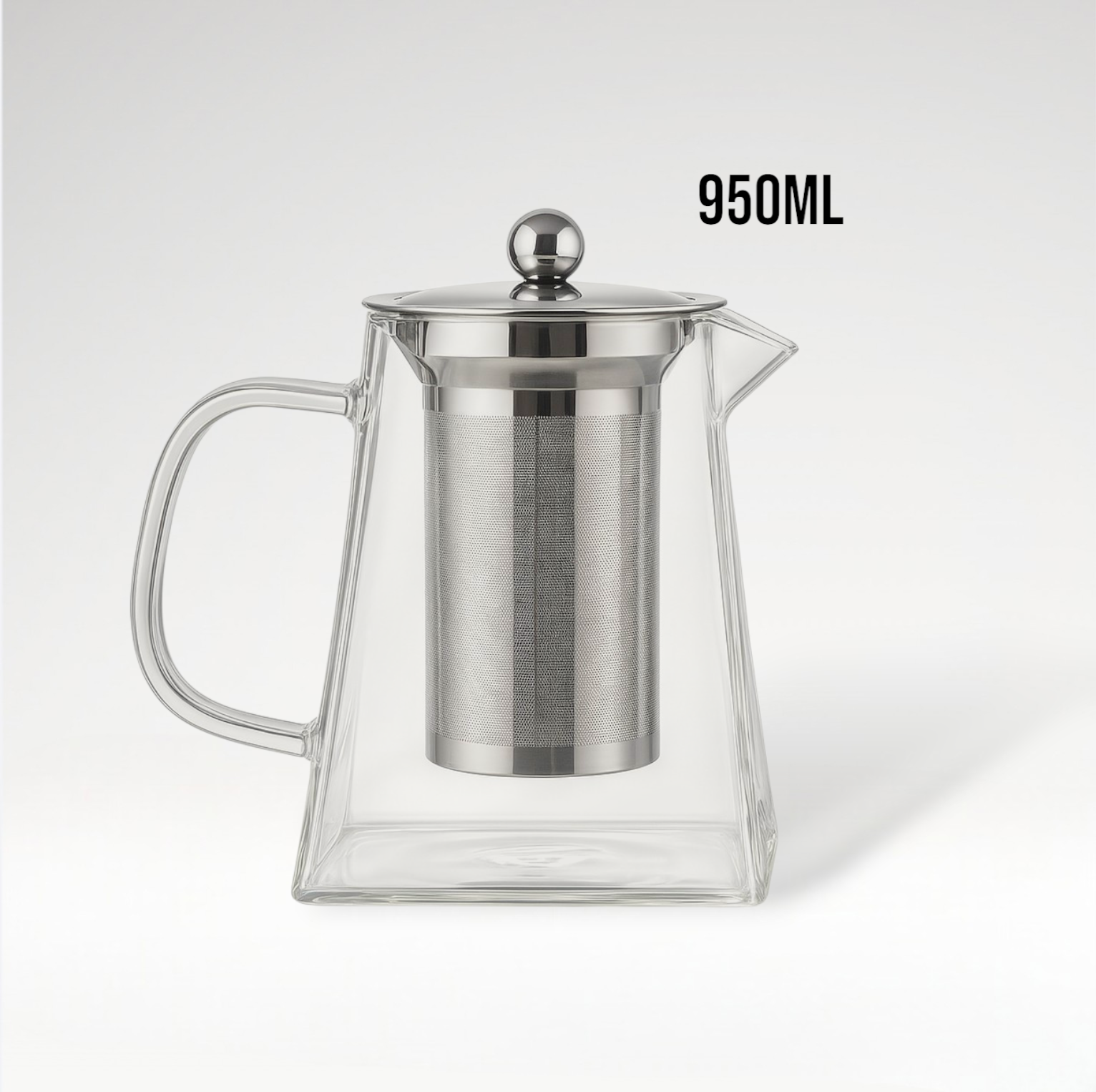 Théière en Verre avec Infuseur Inox