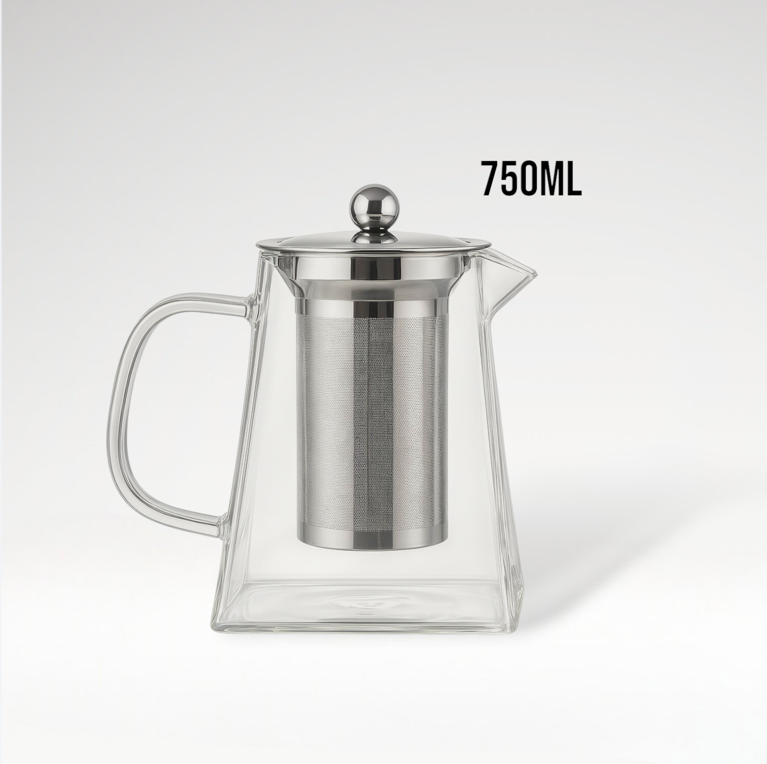 Théière en Verre avec Infuseur Inox