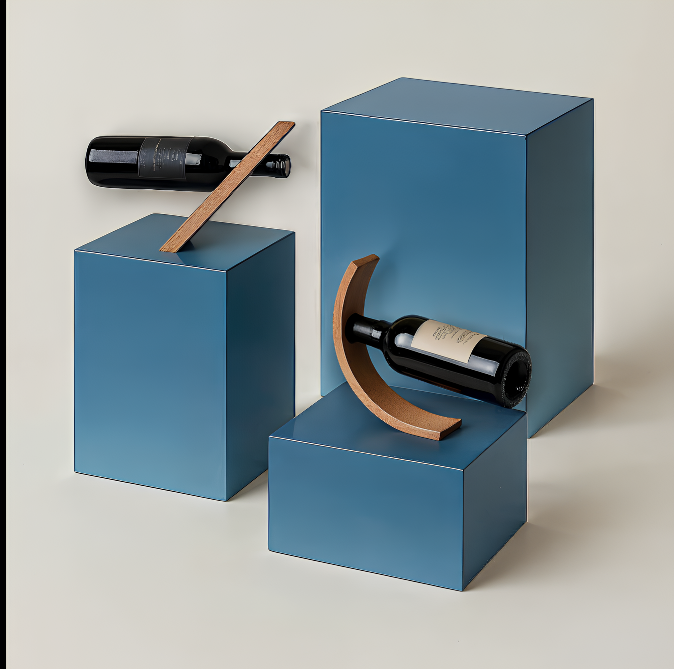 Support à Bouteille de Vin en Bambou