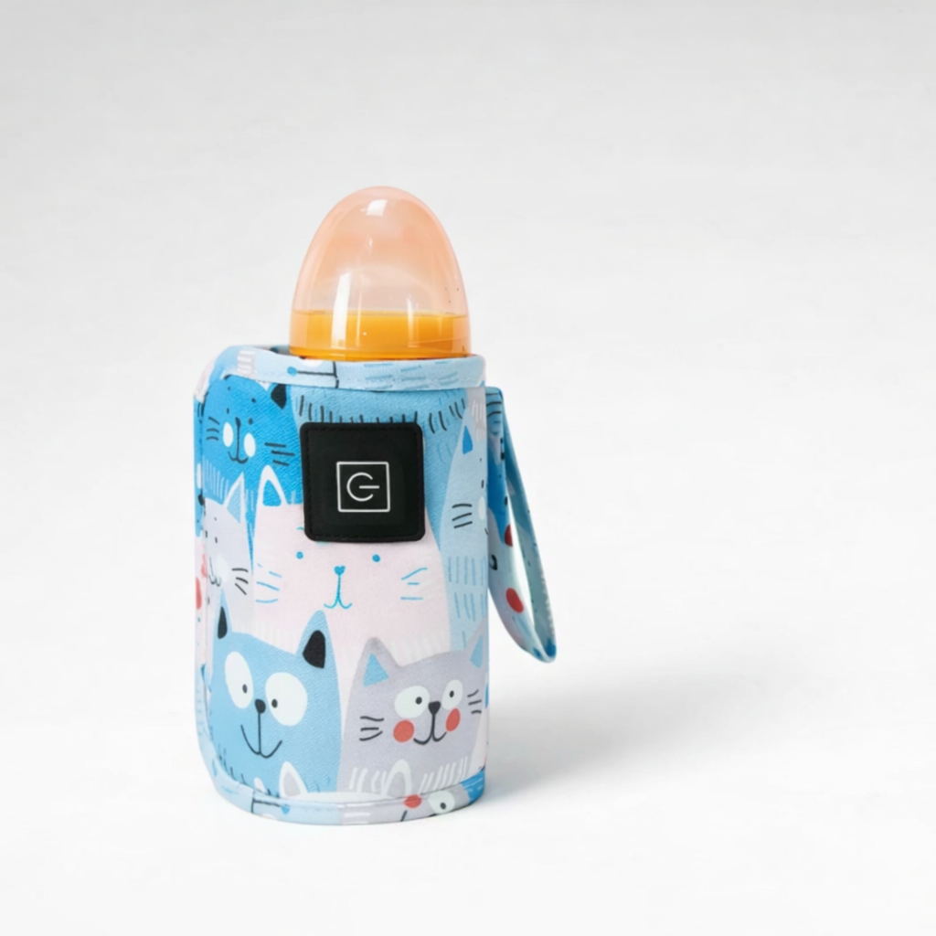Chauffe-Biberon Portable – Motif Chats