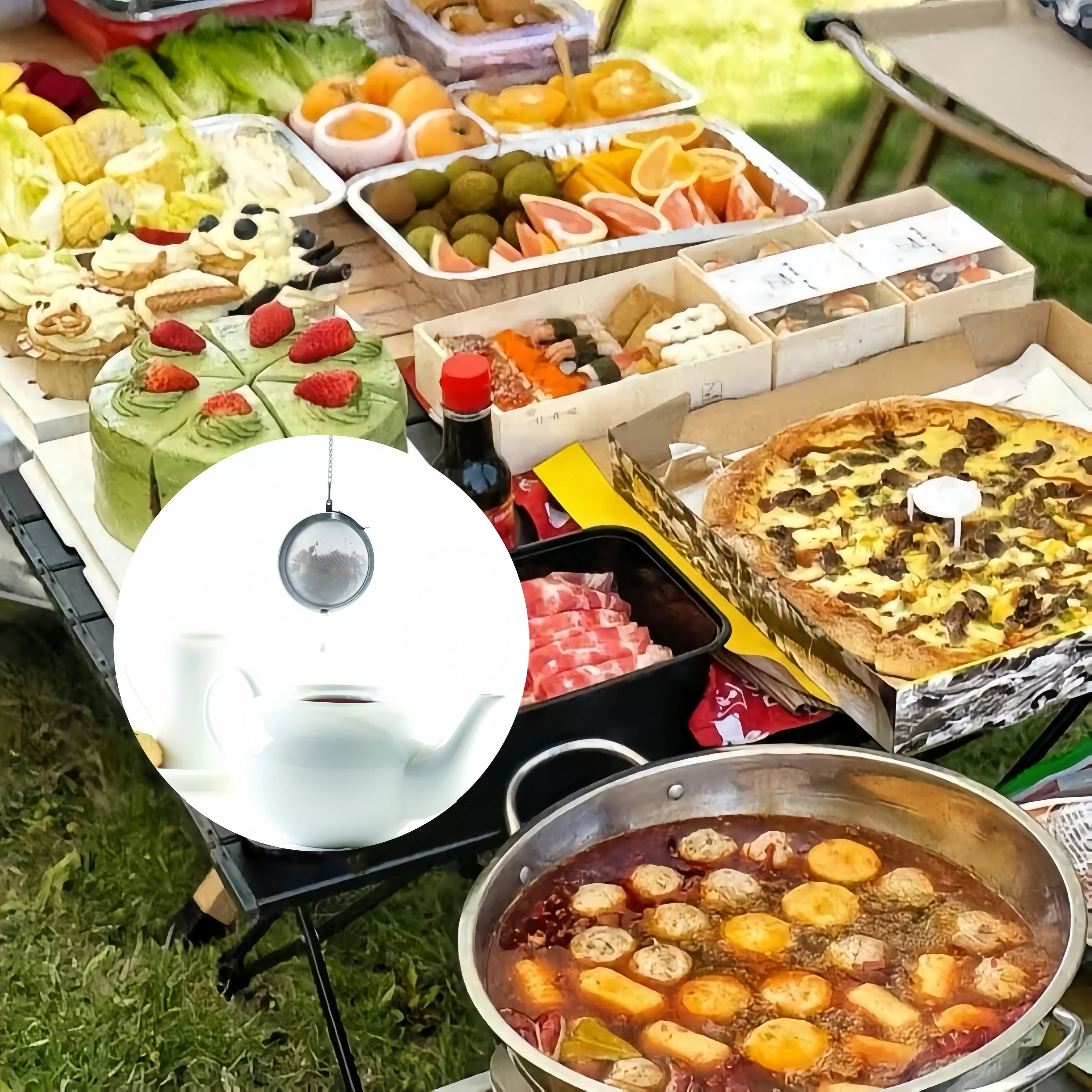 Boule à thé en acier inoxydable