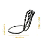 Support à Bouteille de Vin en Perles Équilibré