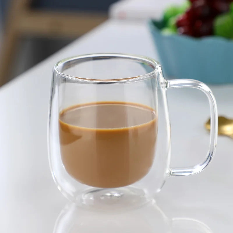 Tasse en verre double paroi