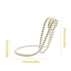 Support à Bouteille de Vin en Perles Équilibré