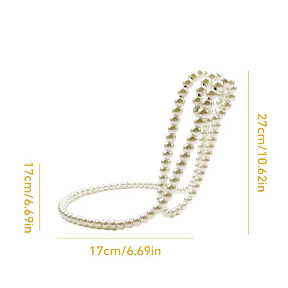 Support à Bouteille de Vin en Perles Équilibré