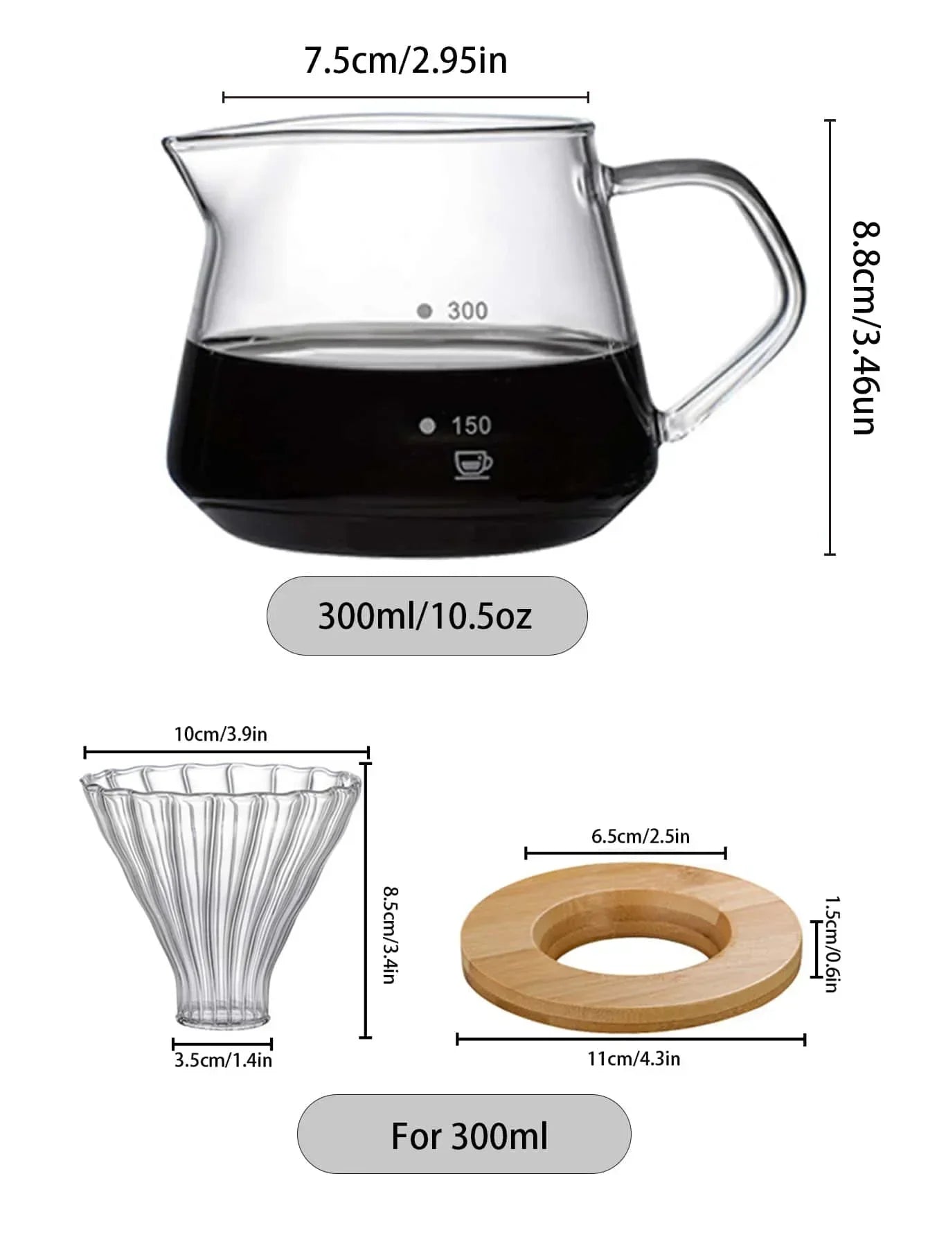 Cafetière à filtre manuelle V60