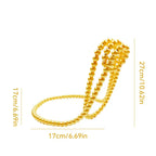 Support à Bouteille de Vin en Perles Équilibré