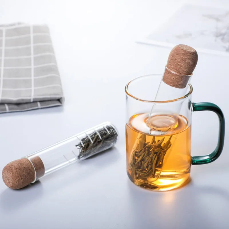 Bâton infuseur à thé en verre