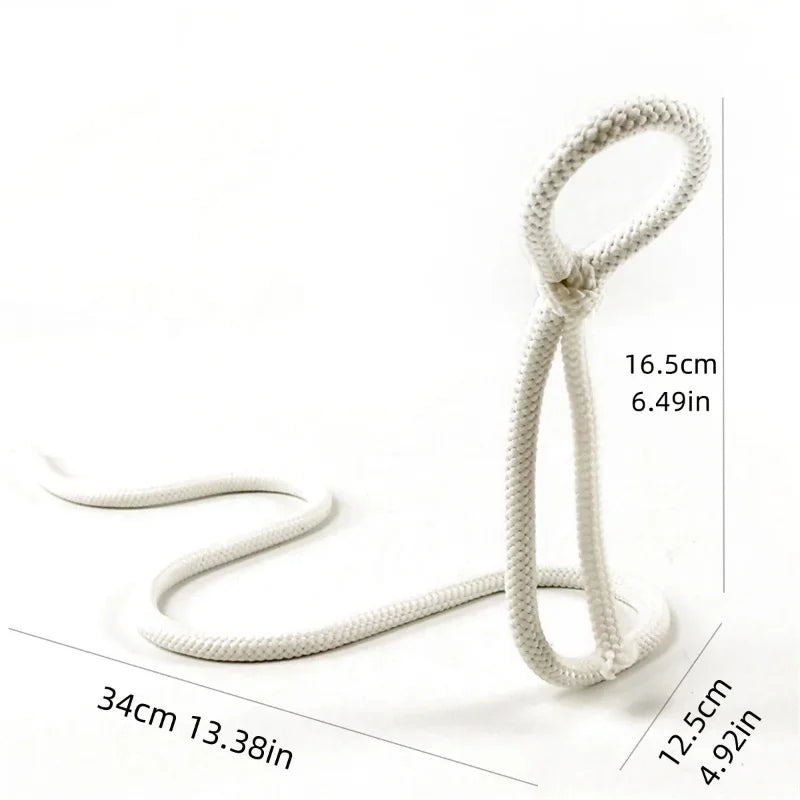 Support à Bouteille de Vin en Corde