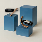 Support à Bouteille de Vin en Bambou