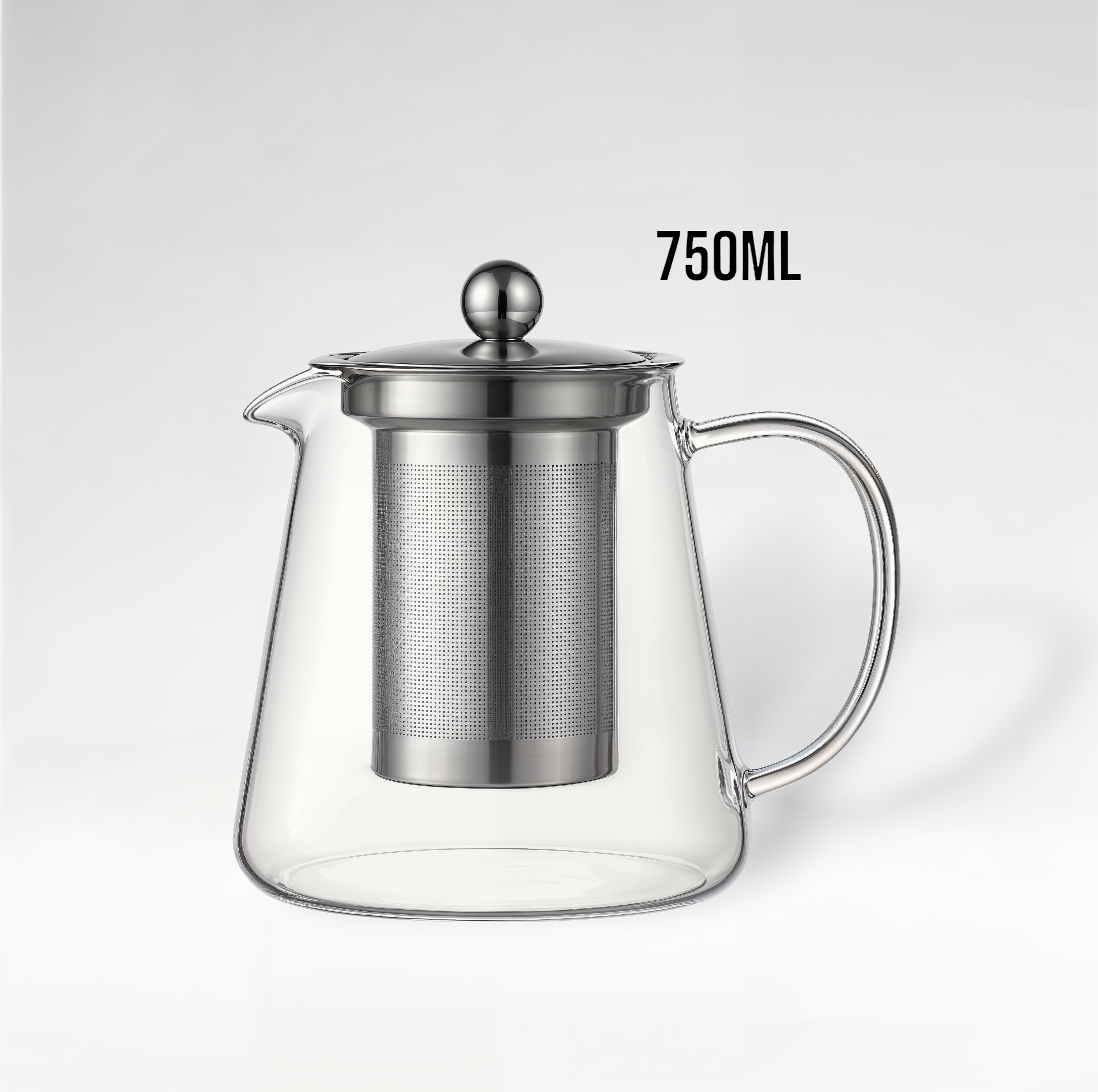 Théière en verre avec infuseur