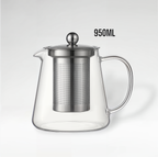 Théière en verre avec infuseur