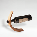 Support à Bouteille de Vin en Bambou