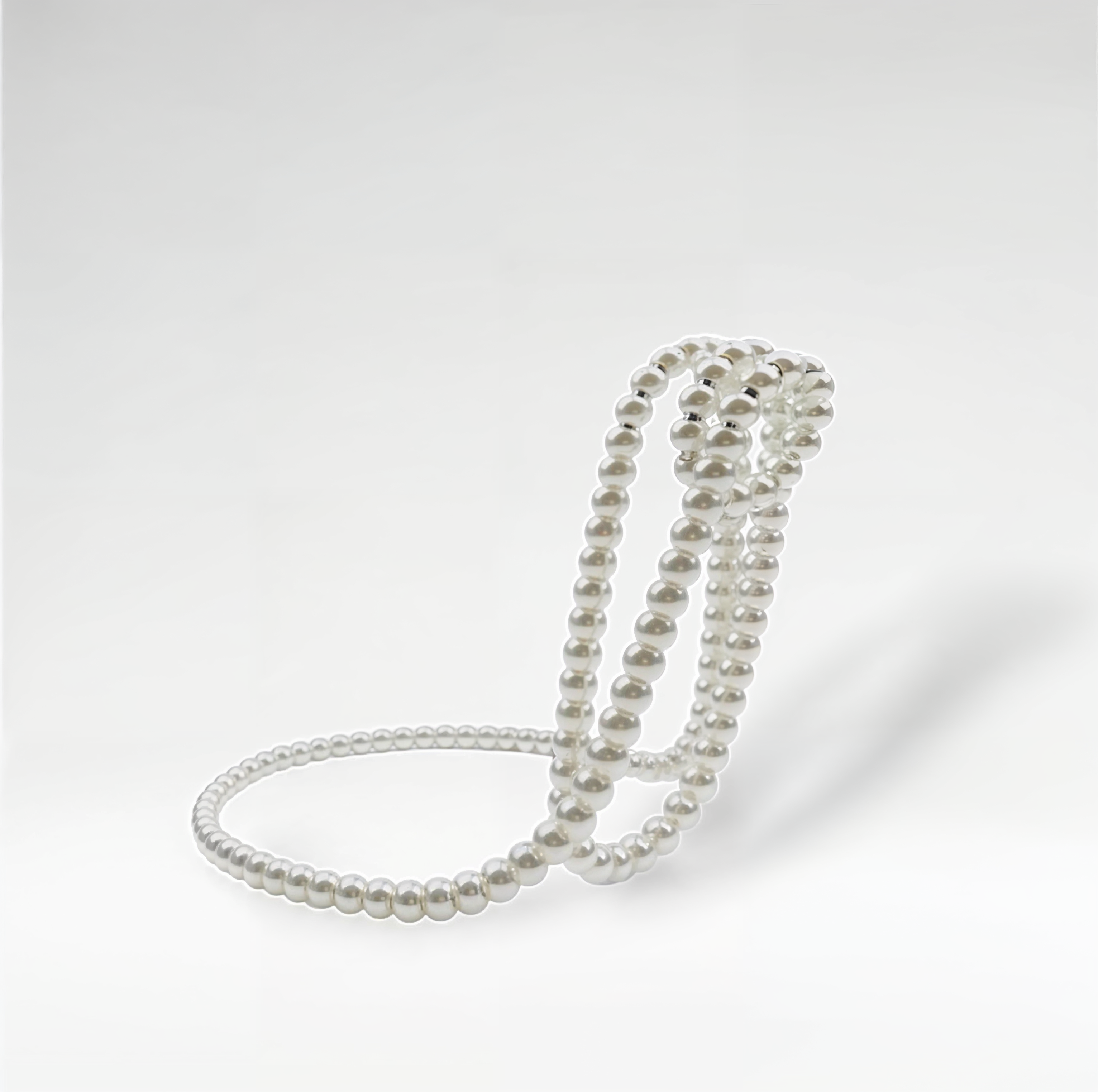 Support à Bouteille de Vin en Perles