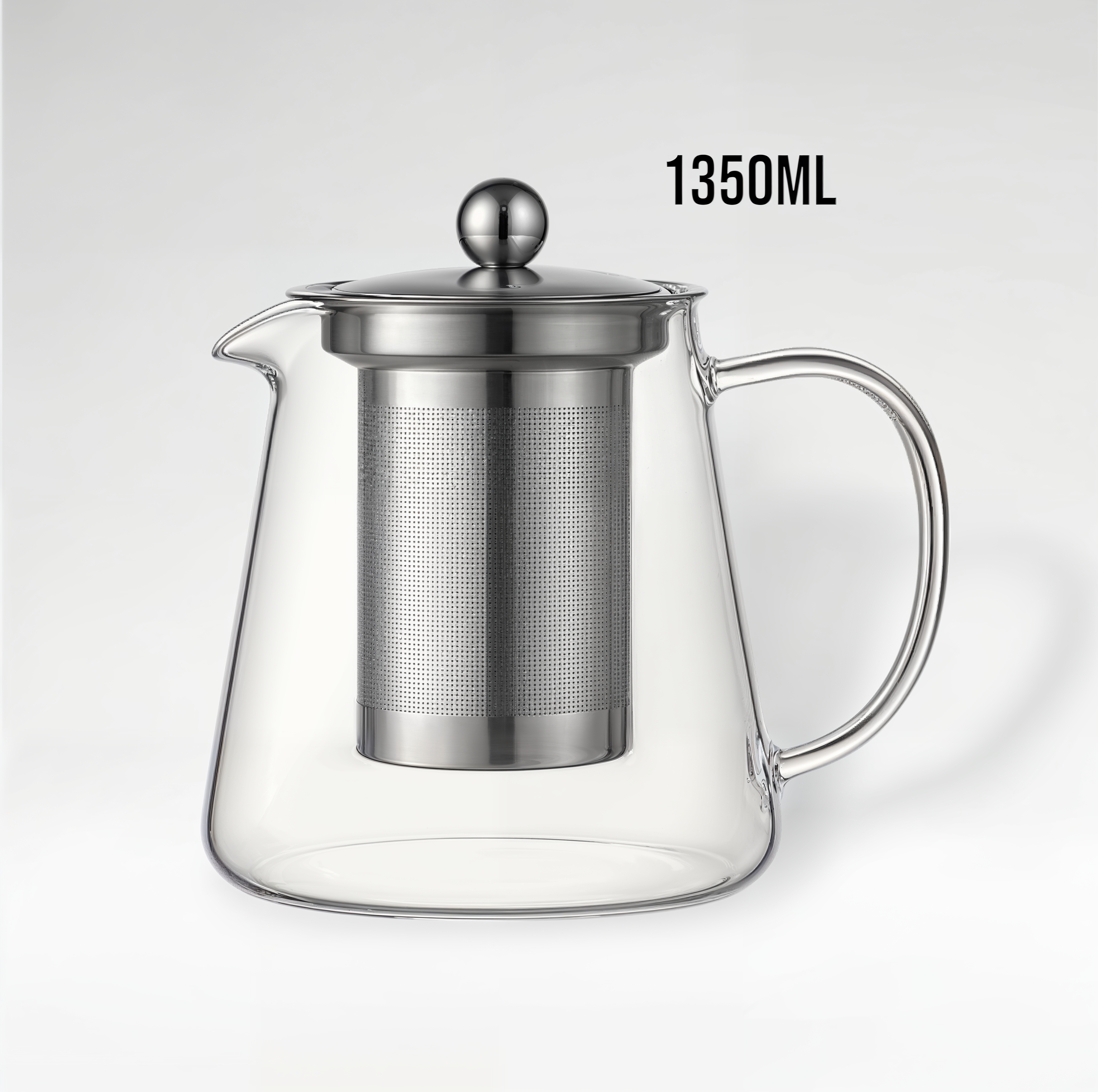 Théière en verre avec infuseur