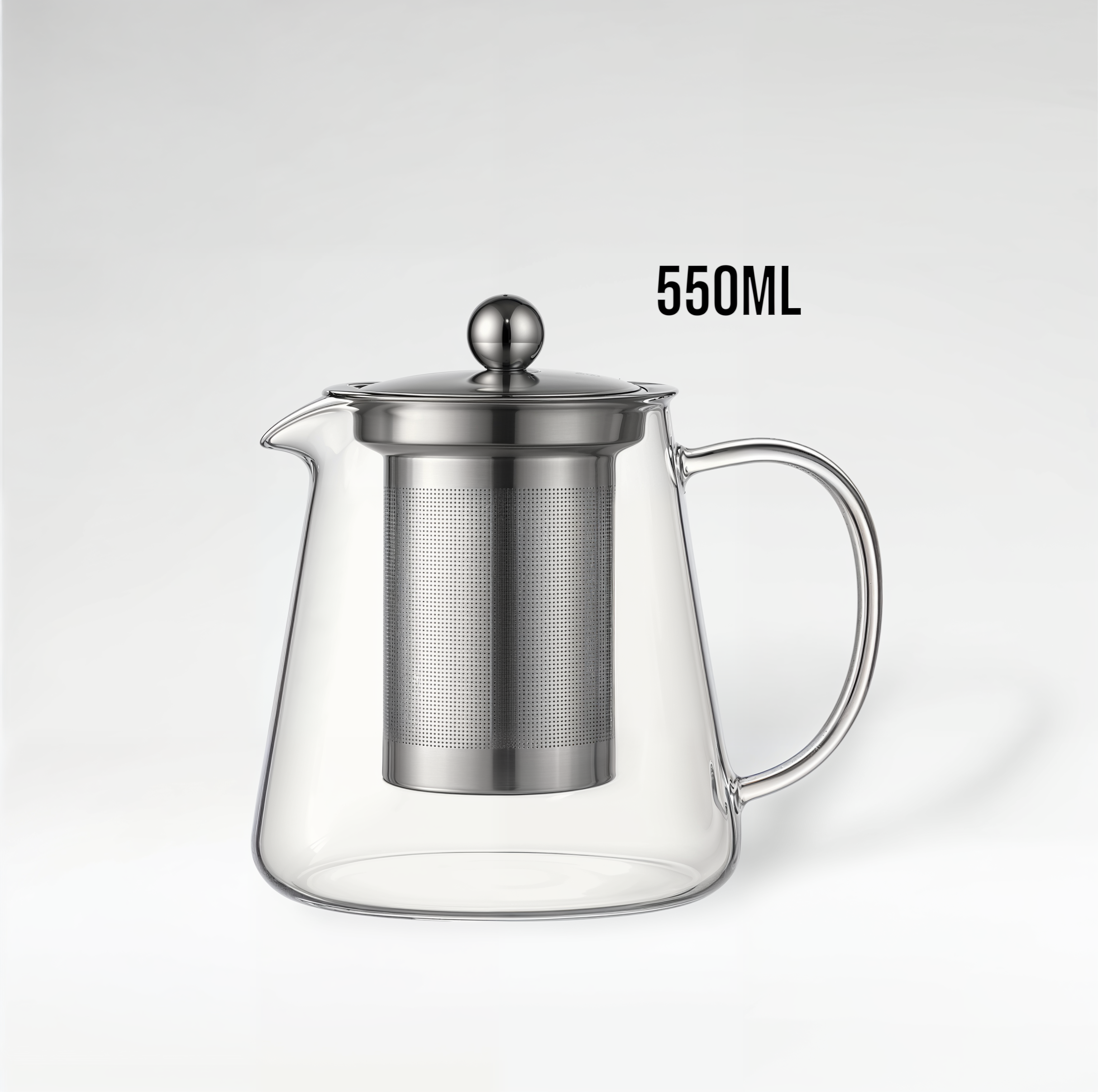 Théière en verre avec infuseur