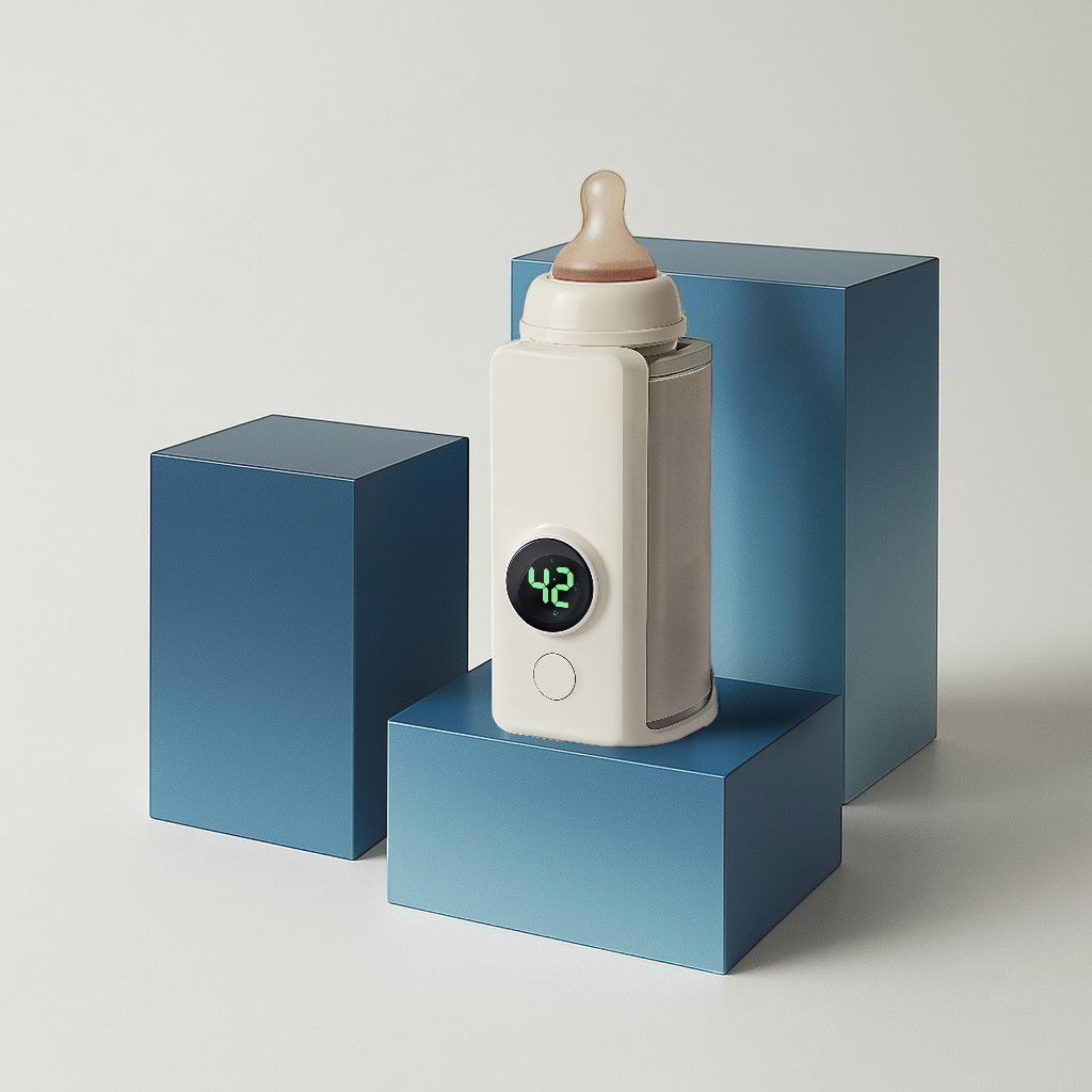 Chauffe-Biberon Portable - Design Blanc