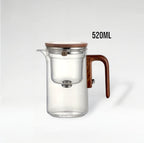 Théière magnétique en verre avec infuseur