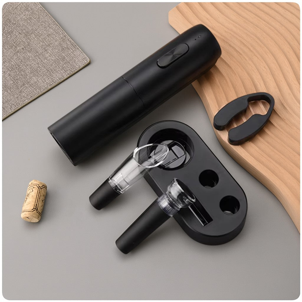 Tire-Bouchon Électrique Rechargeable (Set Vin)